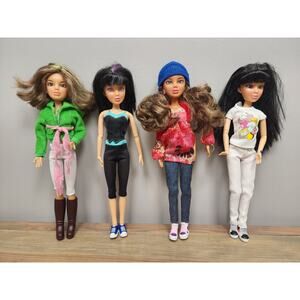 Spin Master Liv Fashion Dolls Lot Of 4 With Outfits Shoes